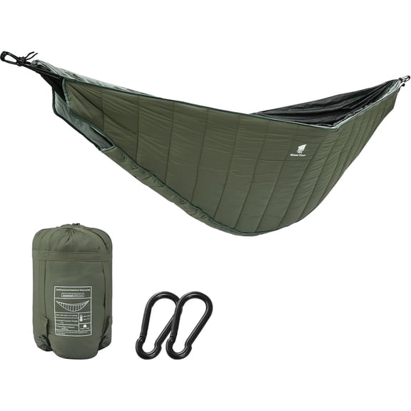 GEERTOP Ultralight Double Hammock Underquilt Full Length Warm Camping Quilt All Season for Outdoor Backpacking Hiking Travel