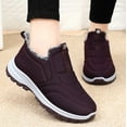 thumbnail image 6 of Xiaoxatg Winter Style Sneakers for Women - Warm Comfortable Thick Boots Athletic Footwear for Various Activities 7 Purple, 6 of 7