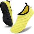 thumbnail image 2 of Luniquz Water Shoes for Women Men Quick-Dry Aqua Socks Swim Beach Barefoot Yoga Exercise Wear Sport Accessories Pool Camping Must Haves Adult Youth Size-Yellow, 2 of 6