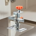 thumbnail image 1 of Imbot Outil d'Installation de Porte d'Armoire en Aluminium Robuste pour Armoires Suspendues Largeur et Épaisseur Réglables Support de Fil Pince de Soudure Ruban de Poids Pince en Caoutchouc Pince de Cadre Poignées d'Étau Pinces C, 1 of 3