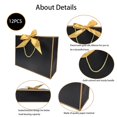 thumbnail image 2 of Bolsas de regalo TKSBAG, 12 unidades, medianas, 32 x 25 x 11 cm, oro negro, 2 of 6