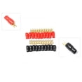 thumbnail image 4 of 20X Terminal Spade Fork Adapter Connector Plug Crimp Barrier Spades Speaker Wire Terminal Plug-4GA, 4 of 5
