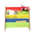 thumbnail image 1 of Furniture Bookcase Shelve Toy Storage Rack Multi Color Pocket Wooden Shelf (Dark Wood Grain ), 1 of 6
