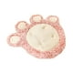 thumbnail image 4 of Cama plana con forma de pata de oso para perros y gatos, con cojín suave y antideslizante en la parte inferior. Rosa XL, 4 of 9
