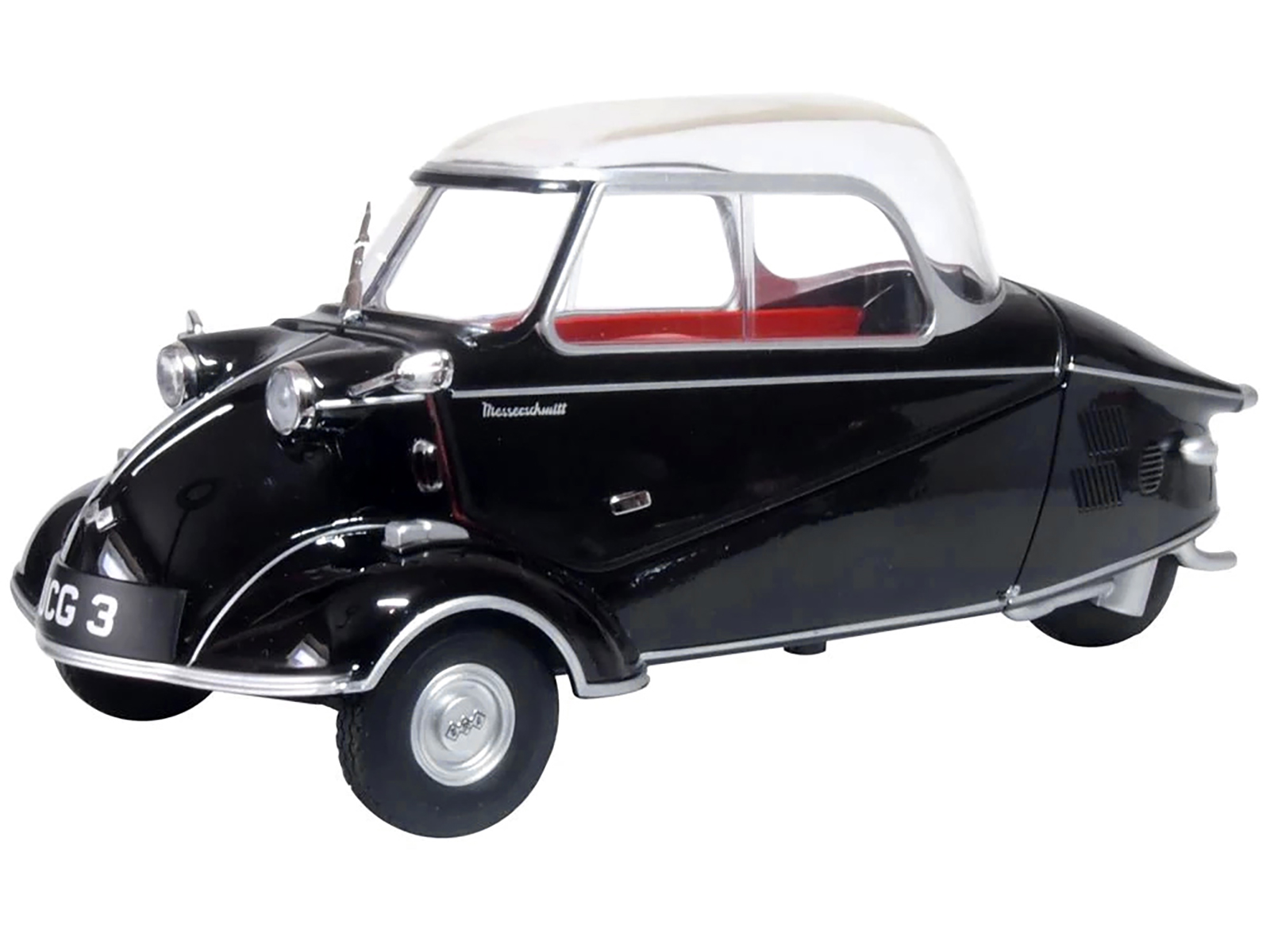 ニ*タ様 レベル製Messerschmitt KR 200 ミニカー 1/18ス Messerschmitt KR200 Bubble Top Black with Red Interior 1/18