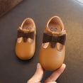 thumbnail image 4 of Wuffmeow Children's Soft Sole Leather Butterfly-knot Princess Shoes, 4 of 4