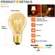 thumbnail image 2 of Bombillas LED Edison LDCHIUEN de 4 W, 2200 K, A19, E26, regulables, 2 of 8