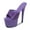 13-PURPLE, variant on 181 Series 16.5cm Heel 7cm Platform 2021 Summer New Leather Fish Toe Shoes Women High Heels Sexy Platform Sandals LFD