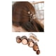 thumbnail image 2 of Paquete de 4 pinzas para el pelo de plástico brillante con purpurina, color dorado, azul, marrón, pulpo, gemas de cristal, pinzas para el pelo, pinzas para el pelo, accesorios para mujeres y niñas, 2 of 6