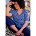 thumbnail image 3 of Catherines Women's Plus Size Suprema Short Sleeve V-Neck Tee, 3 of 6