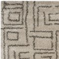 thumbnail image 3 of SAFAVIEH Belize Janine Abstract Plush Shag Area Rug, Taupe/Grey, 8'6" x 12', 3 of 6