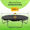 thumbnail image 2 of Machrus Upper Bounce 16ft Round Trampoline Weather Cover - Weather-Resistant Trampoline Protective Cover, 2 of 5