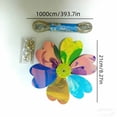 thumbnail image 3 of Gradient Plastic Windmill String Garland For Outdoor Hanging, Multicolor Decorative Streamer With Wind Spinners, Lightweight Durable Nylon For Parties Scenic Areas Backdrop, Independence Day Ready, 3 of 7