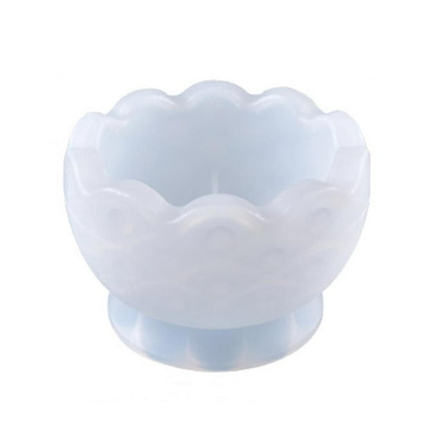 Yuarrent Moldes de resina, portavelas votivo de silicona, candelabro de candelita, moldes de epoxi, molde de fundición de cristal DIY de belleza Cocina y Comedor No.2 Yuarrent HA044913-02