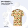 thumbnail image 3 of Hirioo Herb Of Burger for Men's Baseball T-shirt Shirts Short Sleeve Casual Summer Button Stretch T Shirts,Size S-4XL-Medium, 3 of 7