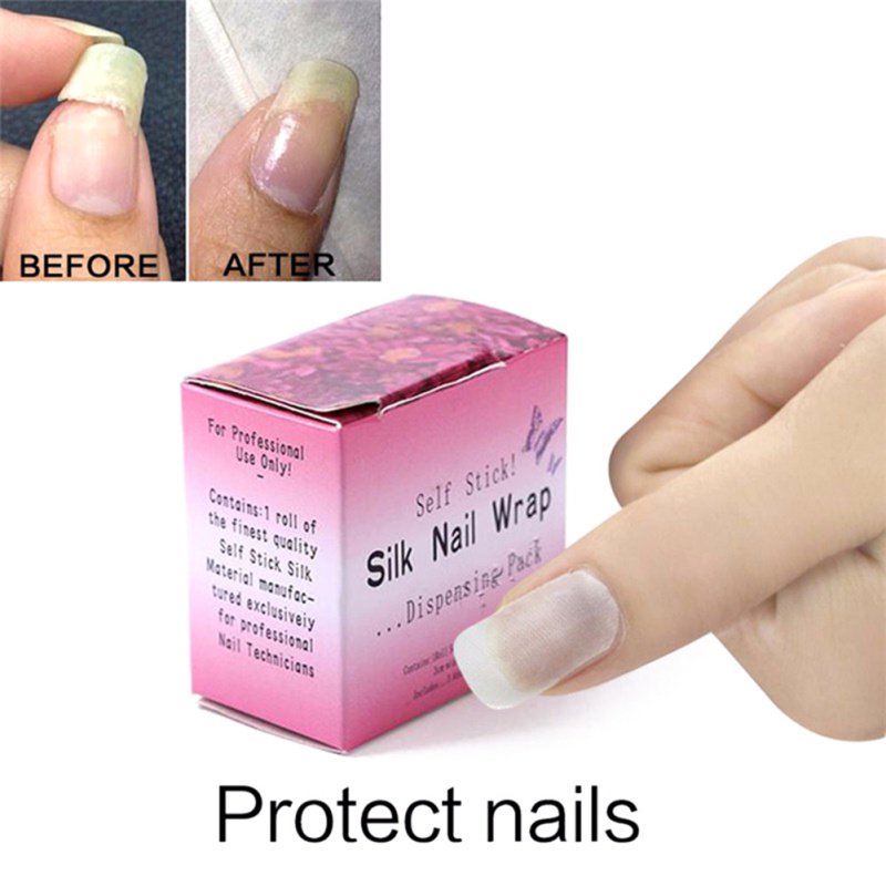 Pretty Comy Nail Fiberglass & Silk Nail Wrap Nail Polish Gel Extension