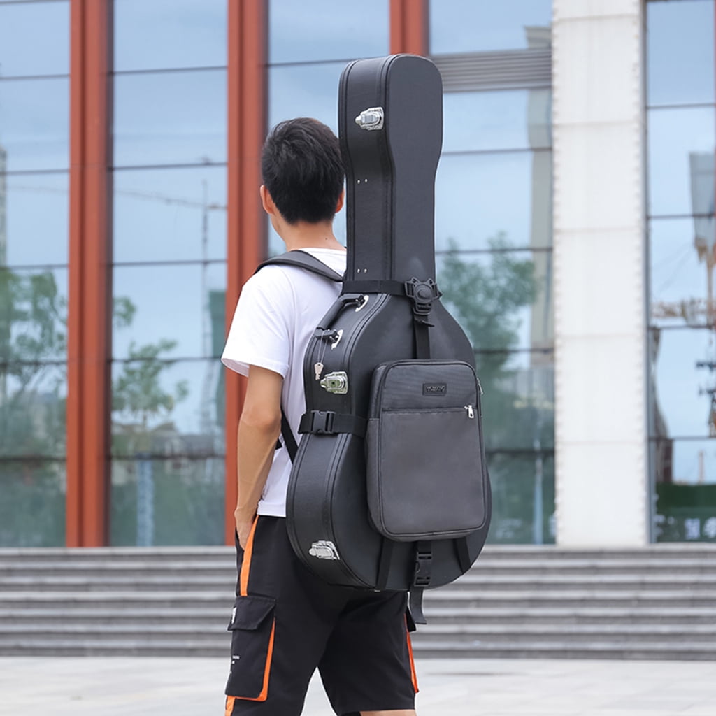 Siruishop Thickened Guitar Straps For Various Guitar Case Backpack Carrying Strap Black As Described
