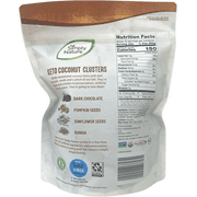 Simply Nature Organic Keto Coconut Clusters with Dark Chocolate, Pumpkin Seeds, Quinoa & Sunflower Seeds, 10 oz