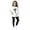 Z02 White, variant on Clothes for Teen Girls,Girls Casual Set Long Sleeve Printed Hoodie Leggings Outfit Two Piece Cute Comfortable School Playground Everyday Wear,Tween Girls Trendy Clothes,White,7-8 Years