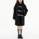 thumbnail image 1 of Abrigo y chaquetas informales con capucha de manga larga para niños, abrigo de lana de color liso para tallas medianas y grandes, con bolsillos, cárdigan, chaqueta aislante informal de invierno de lon, 1 of 9
