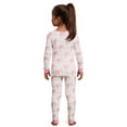 Barbie Toddler Girls Snug Fit Hacci Long Sleeve Pajama Set, 2Piece, Sizes 12M5T