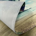 thumbnail image 5 of Ambesonne Beach Place Mats Set of 4, Summer Vintage Tropical, Standard Size, Dark Green Sand Brown, 5 of 6