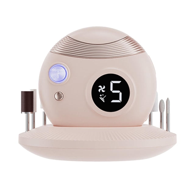 Bunblic Electric Nail Clipper Compact Multifunction Rechargeable for Kids Adults Men pink
