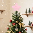 thumbnail image 3 of Treetop Topper Árbol De Navidad Adorable Estrella De Felpa Para Fiesta De Navidad, 3 of 7