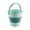 Green, variant on BMYJ Plastic Foldable Round Tub with Handle Folding Portable Fishing Water Pail Space Saving Outdoor Waterpot for Garden or Camping, Portable Fishing Water Pail