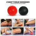 thumbnail image 4 of Odoland Resistance Band and Wood Massage Roller 8 In 1 Large size Foam Roller Kit, 4 of 7