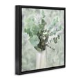 thumbnail image 3 of Stupell Industries Sage Green Painterly Eucalyptus Botanical & Floral Painting Black Floater Framed Canvas Art Print Wall Art, 18 x 18, 3 of 9