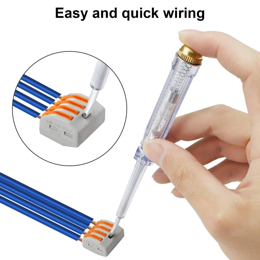 Splicing Connector Assortment Multifunctional Wire Splices Connector Set Compact Electrical Wire Connector set 120pcs