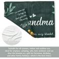 thumbnail image 4 of Blanket Gifts for Grandma, Grandma Birthday Gifts, Mother''s Day Present for Grandma from Granddaughter, Grandchildren, We Love You Cozy Throw Blankets 50" x 60", 4 of 6