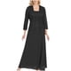thumbnail image 1 of Honeeladyy Ventas Mujeres Elegante Trajes de Vestido de 2 Piezas Sin Mangas de Gasa Bordado Floral Hasta la Rodilla Vestido de Tirantes Media Manga Conjunto de Cárdigan de Encaje, 1 of 5