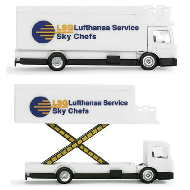 Daron Commerce Mondial HE550987 Herpa Traiteur Camion (1) Lsg Lufthansa Sky Chefs 1/200