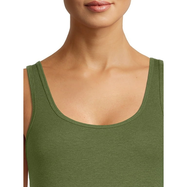 Time and Tru Women's Rib Tank Top 