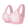 thumbnail image 4 of Lindbes Clearance Items All !Plus Size Bras For Woman Post-Surgery Bra Full Coverage Seamless Push Up Sports Bra Print Non Underwire Bra Wireless Minimizer Bra, 4 of 5