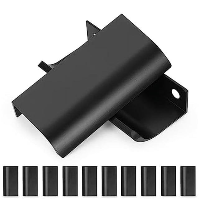 10 Tiradores de Borde de Dedo Modernos, Tiradores de LengüEta Oculta de Aluminio de 80 Mm/2,7 Pulgadas Tiradores de CajóN de Dedo Oculto Plateado