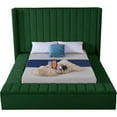 thumbnail image 5 of Meridian Furniture Kiki Solid Wood and Velvet Queen Bed in Green, 5 of 10