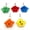 5PCS, variant on Mario 3" Star Plush Keychain – Game Star Stuffed Animal Clip-Ons – Cute Star Backpack Charms for Gaming Fans, Party Favors & School Bag Decor