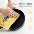 thumbnail image 6 of Unique Bargains Soft Absorbent Microfiber Kitchen Towel 4 Pack Yellow 26" x 18", 6 of 8
