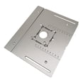 thumbnail image 1 of Aluminum Router Table Insert Plate W/ Miter Gauge for Woodworking Benches Table Saw Multifunctional Trimmer Engraving Machine ,Easy to Use, 1 of 5