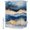 DarkBlue Gainsboro SandyBrown, variant on Shower Curtains for Bathroom, Blue Coastal Waterproof Fabric Shower Curtain, Modern Luxury Nautical Summer Beach Decorative Bathroom Curtain for Bathtub, 72"x72", No Hooks Included