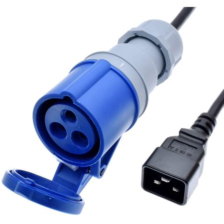 Waterproof Power Cable 3 Pin IP65 Extension For Stage Lights 5m