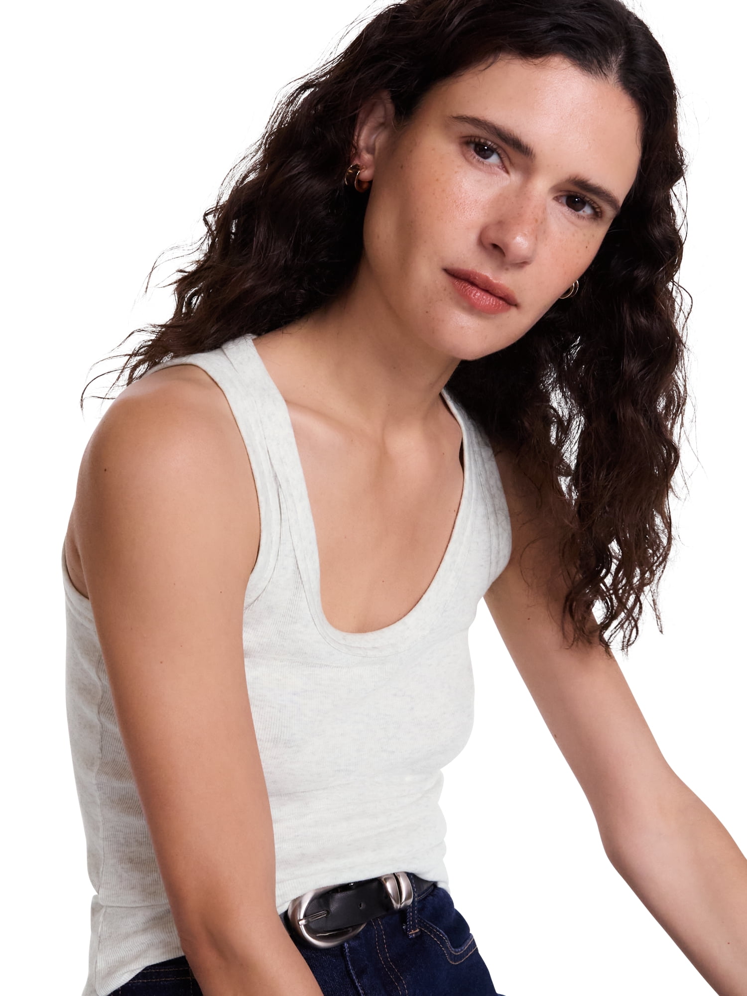 Scenario Women's Rib Tank Top, Sizes XS-XXXL