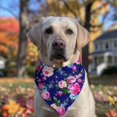 thumbnail image 2 of Dog Bandana 1 Pack,Pioneer Flower Floral Print Pattern Bandanas for Dogs,Cat Bandana,Small/ Large Dog Bandana 2 Size,Dog Bandanas, 2 of 6