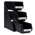 thumbnail image 1 of Traex Système d'Auto-Service Noir à 3 Niveaux avec Clips, 1 of 3