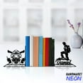 thumbnail image 3 of Handmadetneonsign Firefighter Metal Bookends, Fireman Name Bookend, Table Bookshelf Decor 044142, 3 of 4