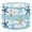 Color 1, variant on Linen Drum Lamp Shades Miami Florida Coastal Skyline 13" x 13" x 10" Lampshade for Table Lamps Floor Lamps Lamp Shade Replacement Easy Assembly Required