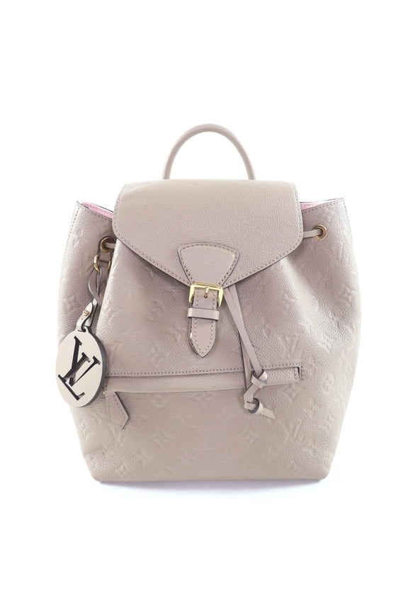 Pre-Owned LOUIS VUITTON M45410 Montsouris PM Tourterelle Monogram Empreinte Backpack,...